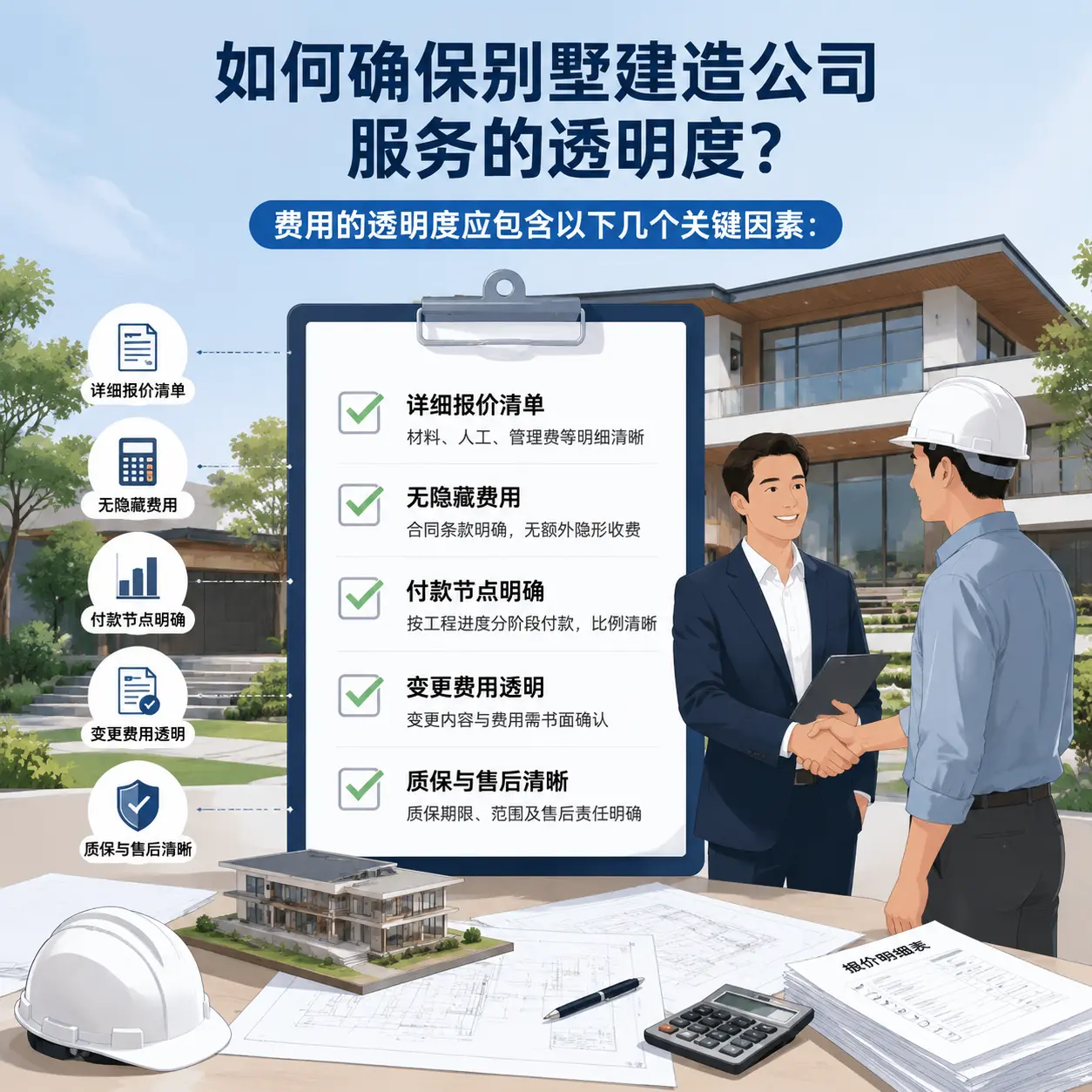 在 宁夏 如何确保别墅建造公司服务的透明度?