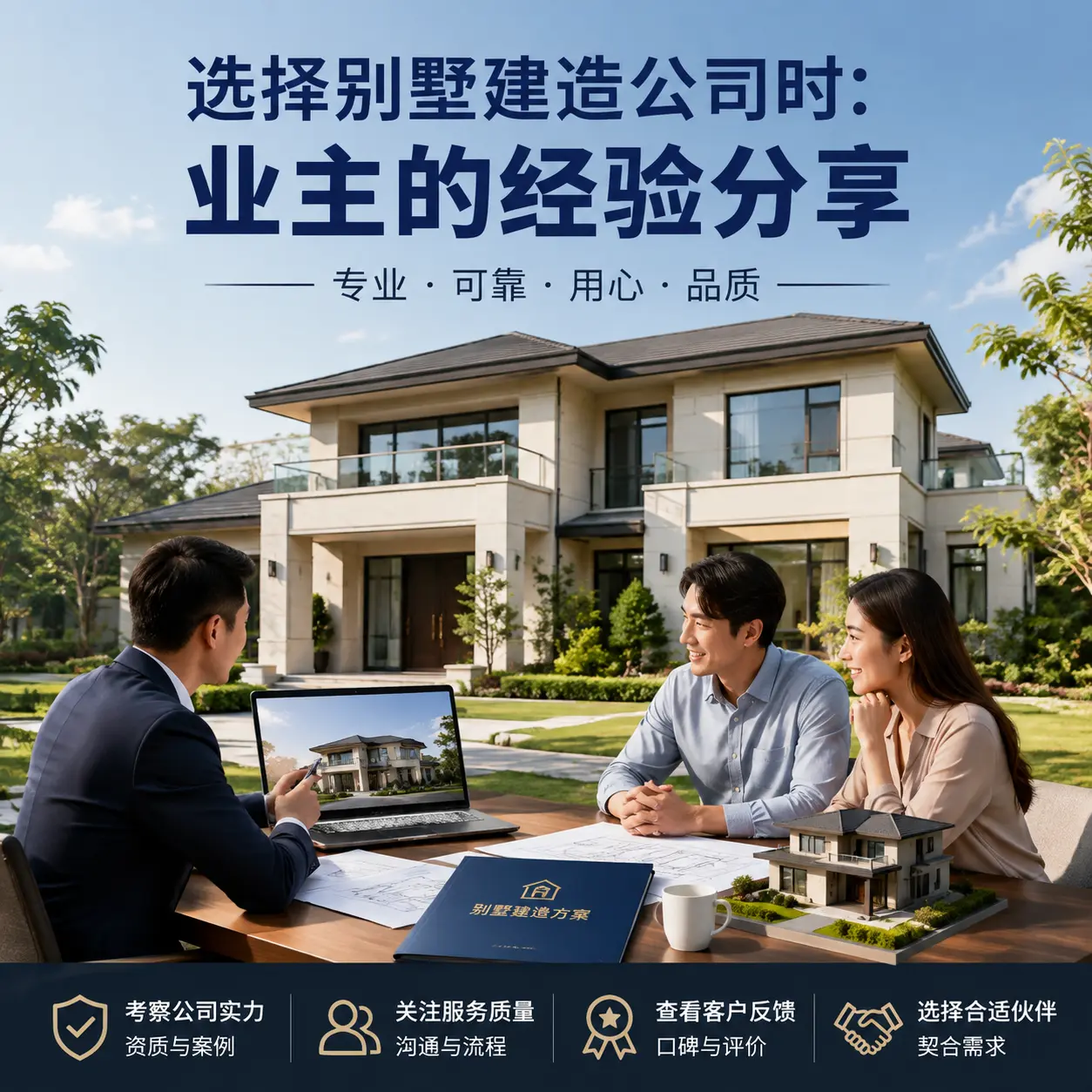选择别墅建造公司时: 宁夏 业主的经验分享