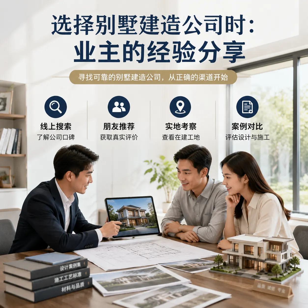 选择别墅建造公司时： 宁夏 业主的经验分享