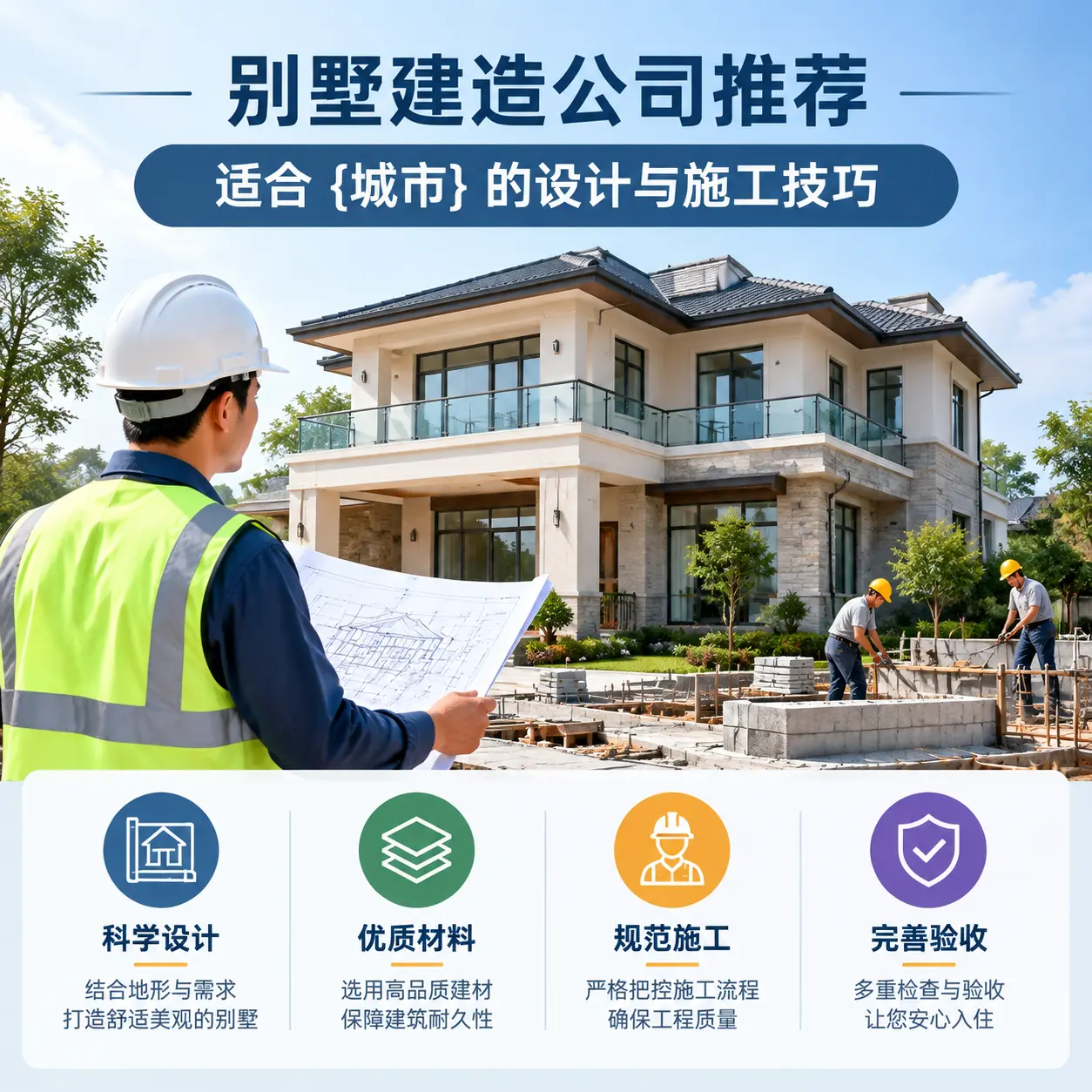 别墅建造公司推荐:适合 宁夏 的设计与施工技巧