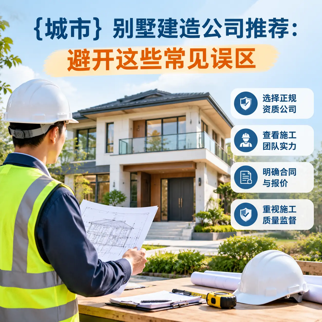 宁夏 别墅建造公司推荐:避开这些常见误区