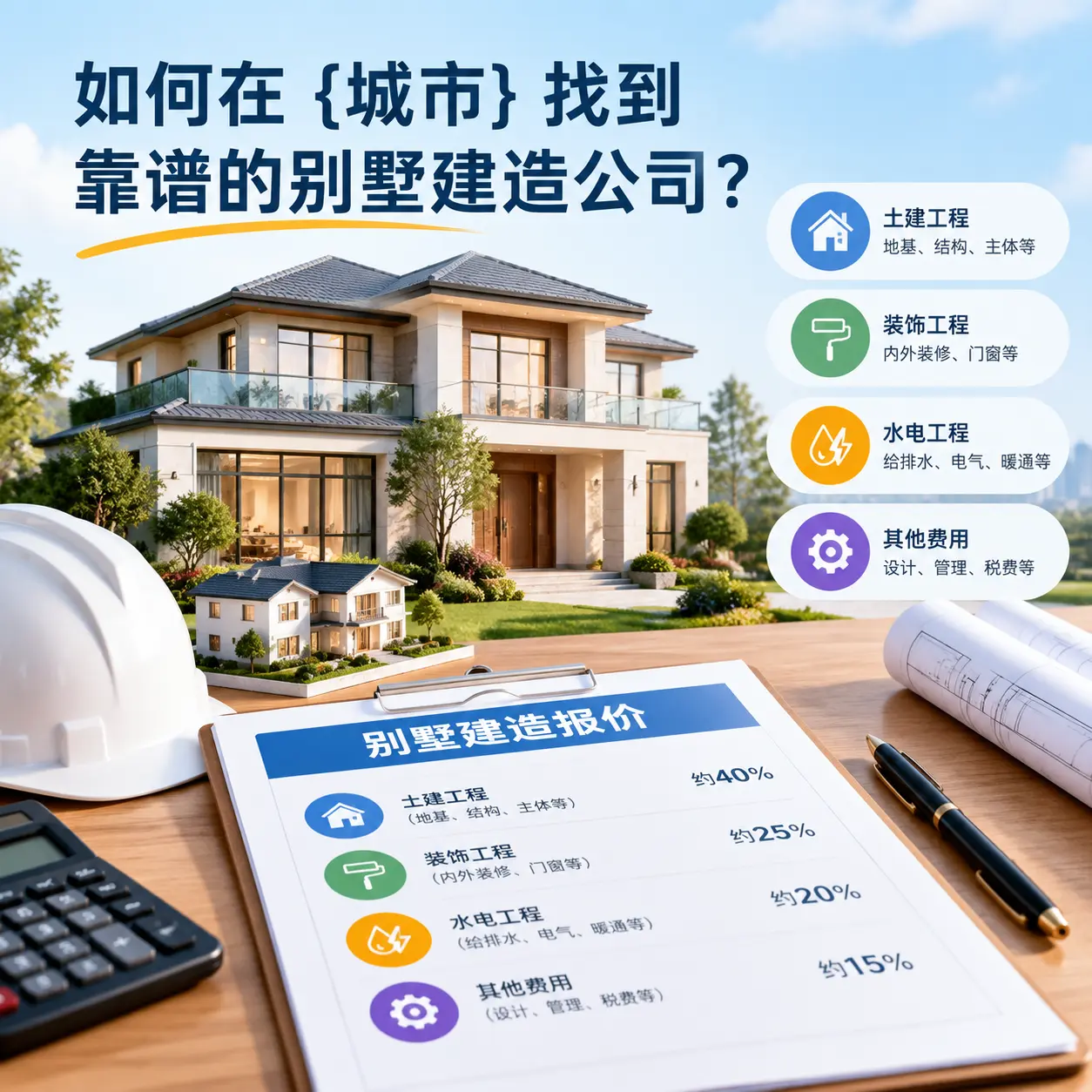 如何在 宁夏 找到靠谱的别墅建造公司?