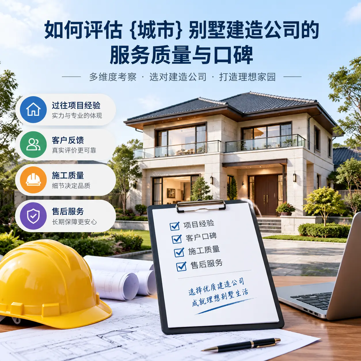 如何评估 宁夏 别墅建造公司的服务质量与口碑