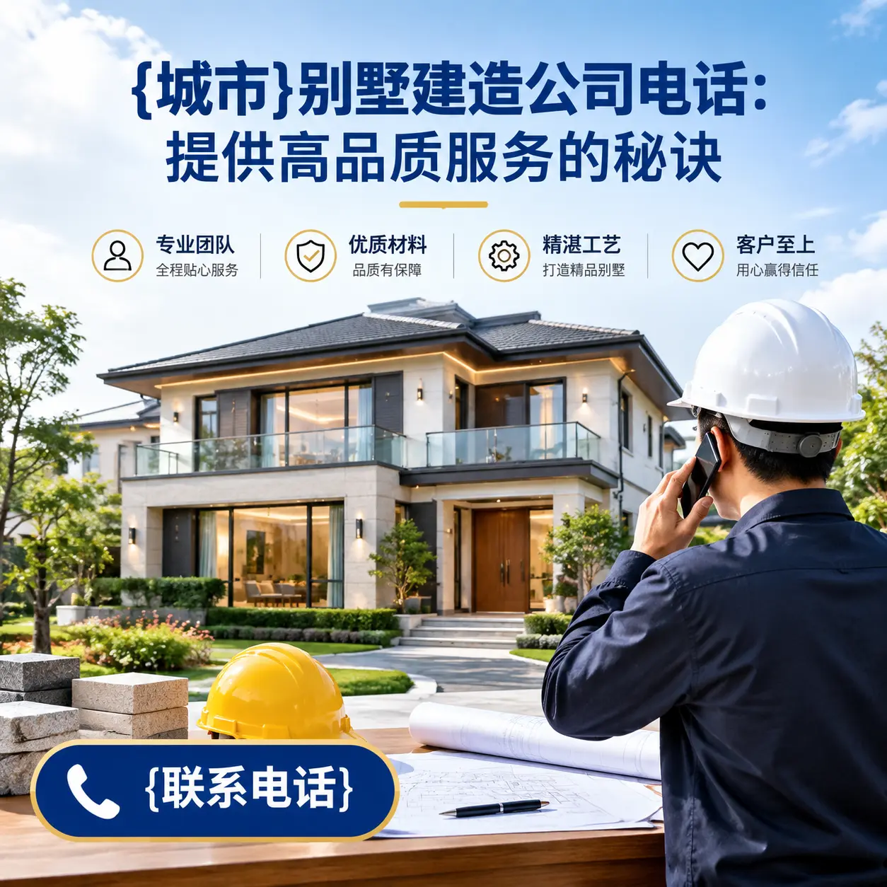 宁夏别墅建造公司电话:提供高品质服务的秘诀