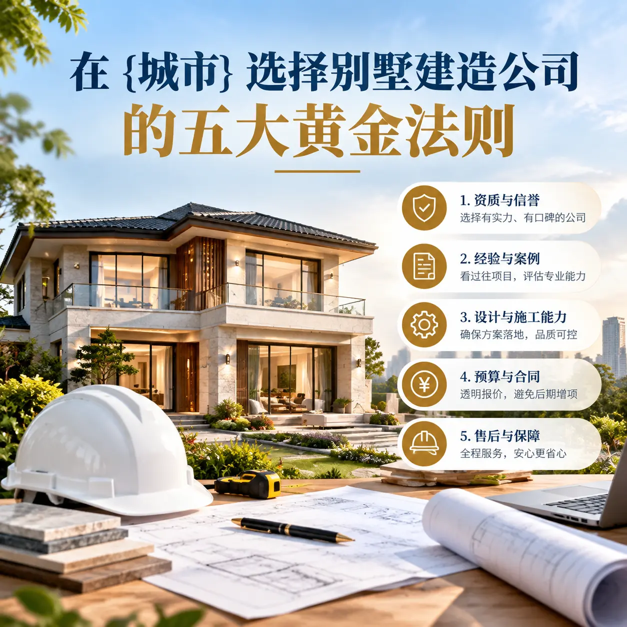 在 宁夏 选择别墅建造公司的五大黄金法则