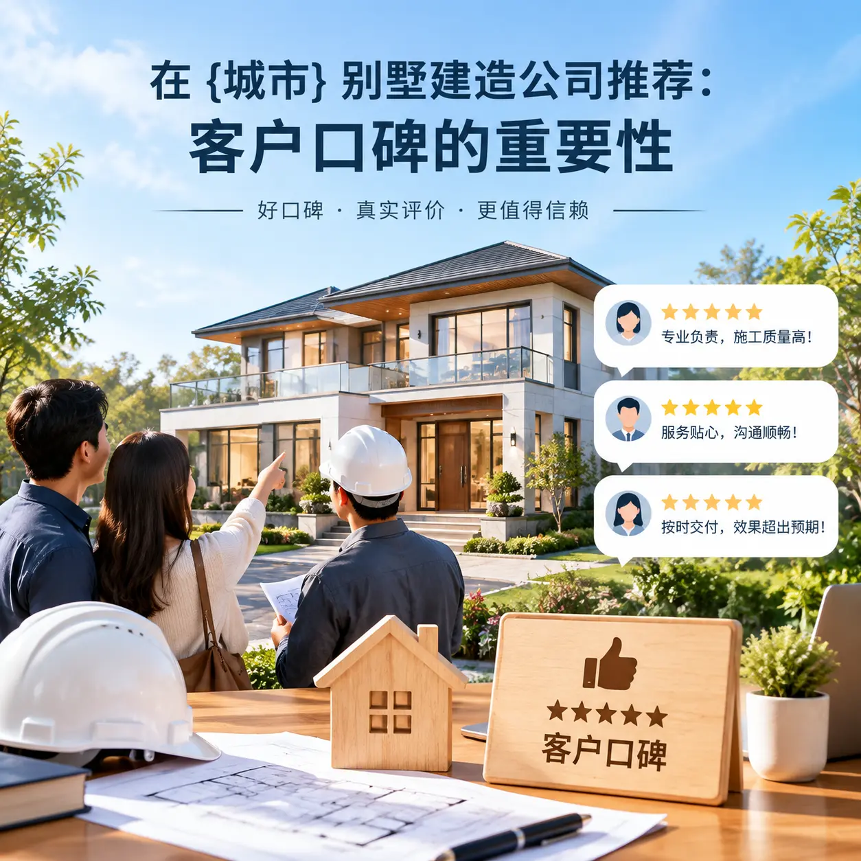 在 宁夏 别墅建造公司推荐:客户口碑的重要性