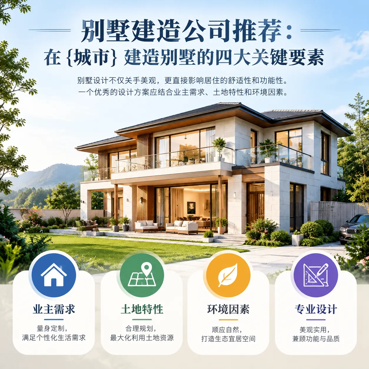 别墅建造公司推荐：在 宁夏 建造别墅的四大关键要素