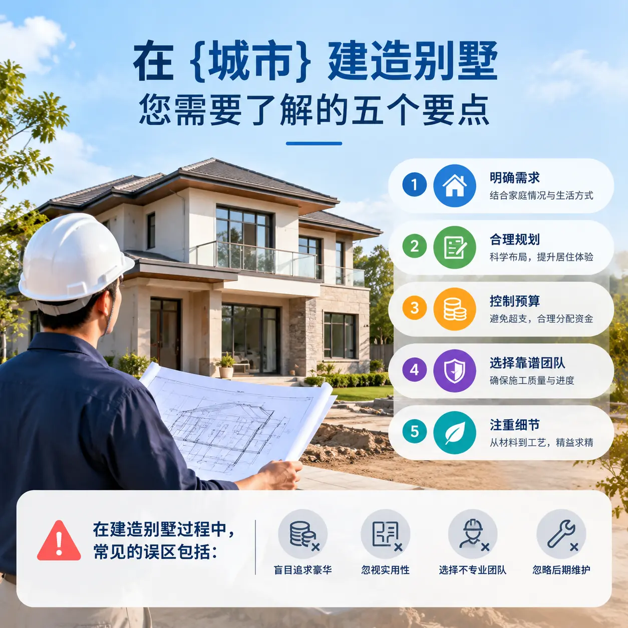 在 宁夏 建造别墅，您需要了解的五个要点