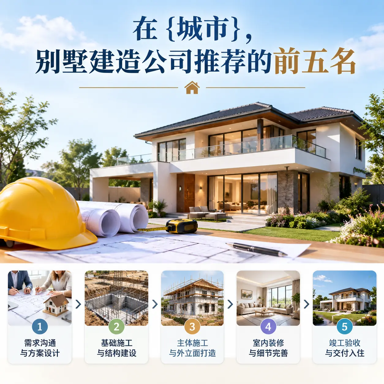 在 宁夏，别墅建造公司推荐的前五名