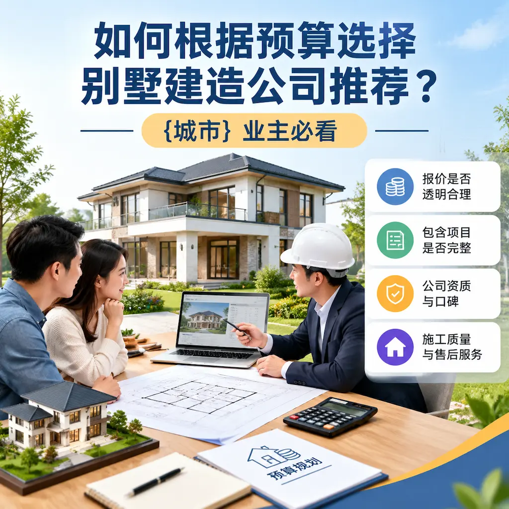如何根据预算选择别墅建造公司推荐? 宁夏 业主必看