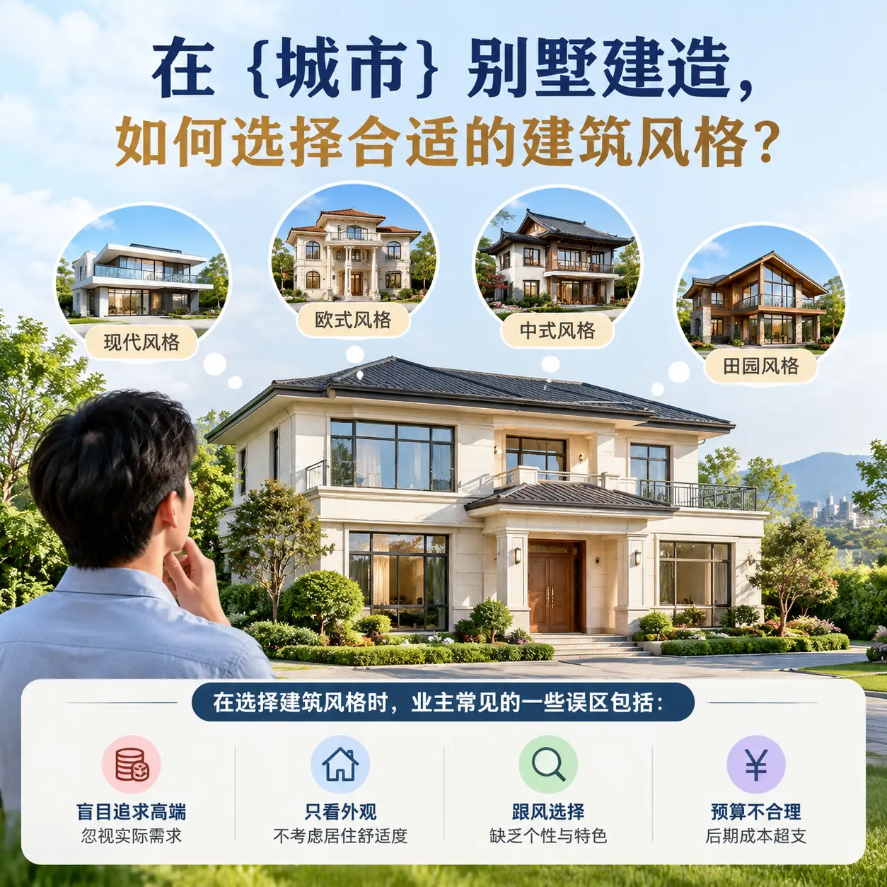 在 宁夏 别墅建造,如何选择合适的建筑风格?